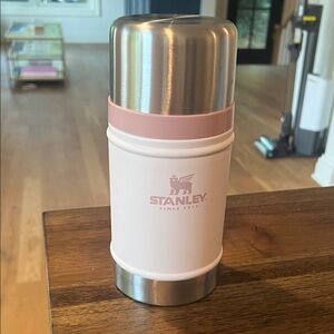 Stanley Pink and Silver Insulated Bottle